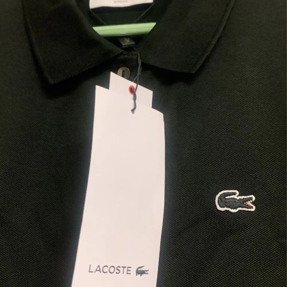 Lacoste Women's 32/0 Classic Short Sleeve Stretch Mini Pique Polo Dress,… - Picture 5 of 7